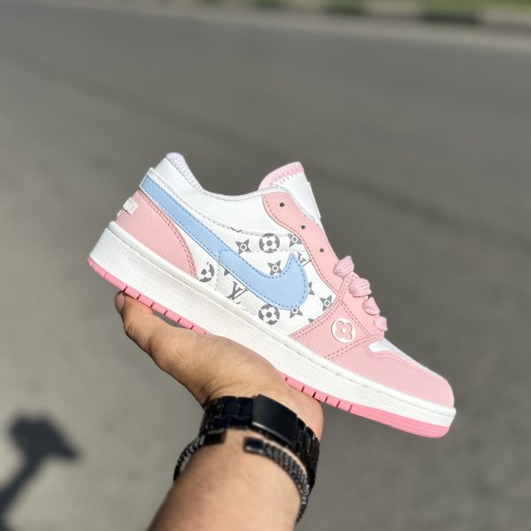 Jordan louis vuitton صورتی کد(1288)