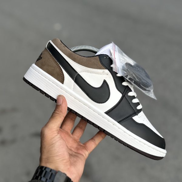 Air jordan 1 قهوه ای مشکی کد(1300)
