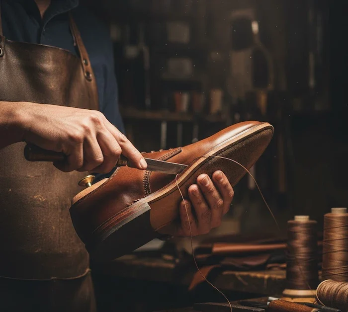 تعمیر کفی کفش چرم 84658