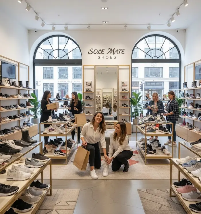 دکوراسیون کفش فروشی 4163486