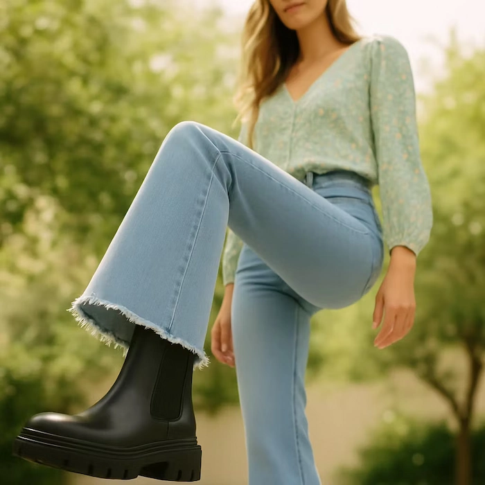 شلوار دمپا و بوت چلسی 496854965