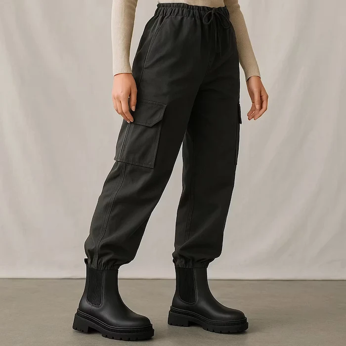 شلوار کارگو و بوت چلسی 464163 