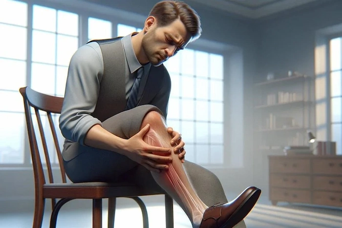 نشستن طولانی و خسته شدن پا 4196854196