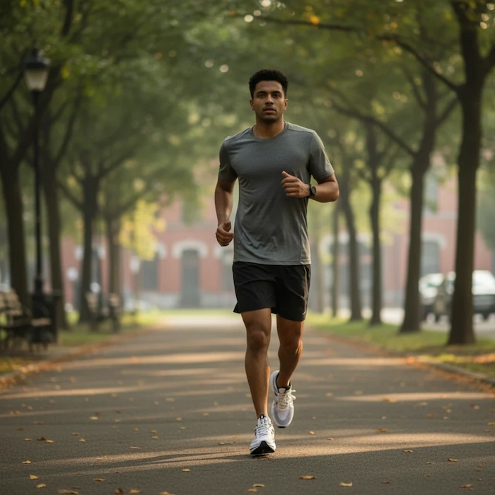 ورزشکار با کفش ارگونومیک 4654654