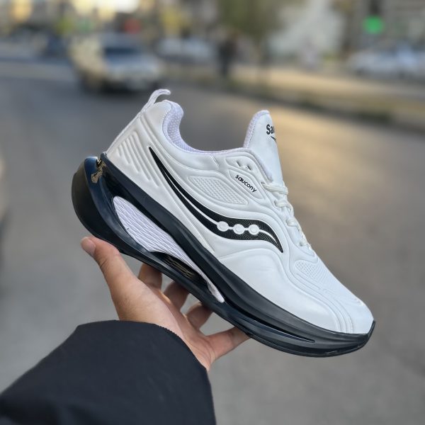 Saucony زیره شاسی سفید(کادو روز پدر🎁)