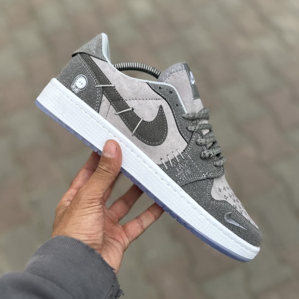 Jordan voodoo خاکستری بدون ساق