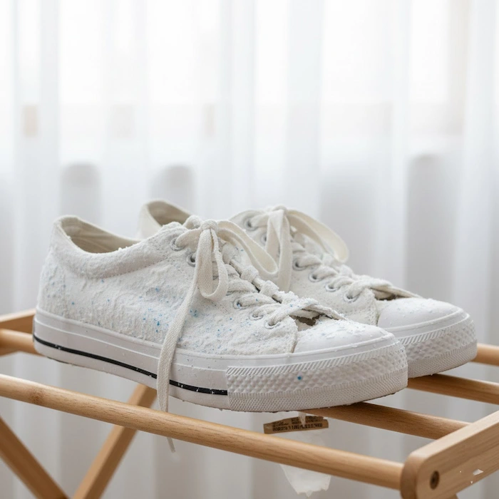 باقی مانده مواد شوینده روی کفش 416541 4168541