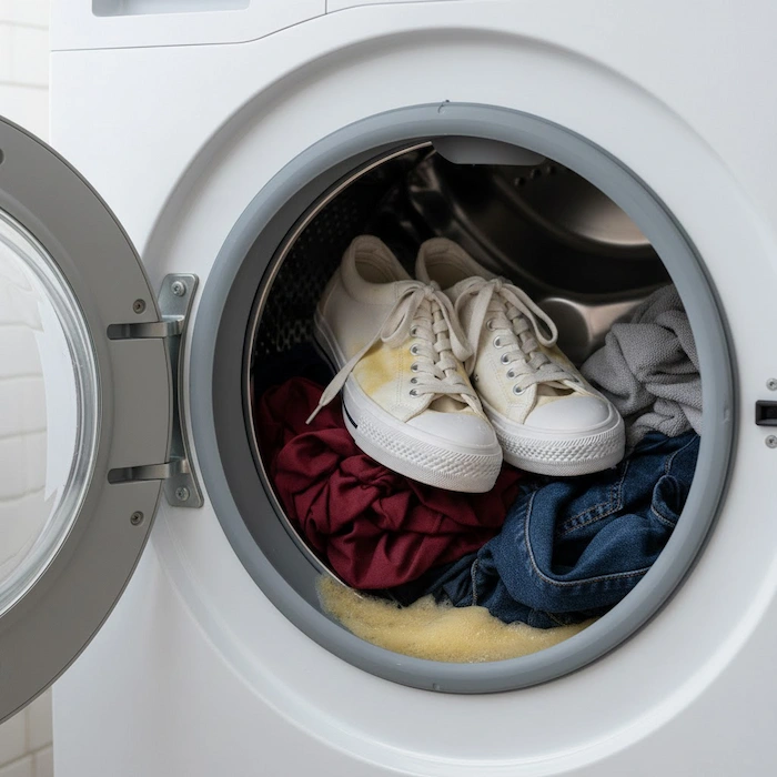 زرد شدن کتونی در لباسشویی 41968541