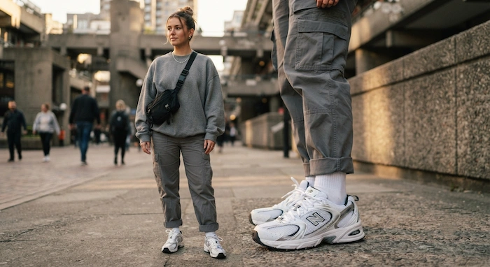 کتونی New Balance 530 در استایل خیابانی4353